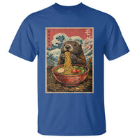 Japanese Groundhog Ramen Noodles T Shirt Funny Kawaii Anime - Wonder Print Shop