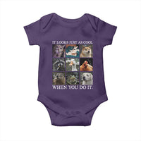 Animals Smoking Cigarettes Meme Baby Onesie It Looks Just as Cool When You Do It - Wonder Print Shop
