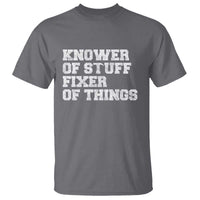 Funny Knower Of Stuff Fixer Of Things T Shirt Mechanic Engineer Garage