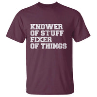Funny Knower Of Stuff Fixer Of Things T Shirt Mechanic Engineer Garage