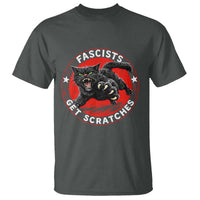 Vintage Black Cat Against Fascists T Shirt