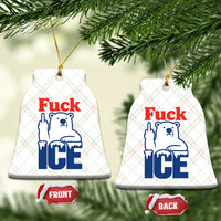 Fck Ice Ceramic Ornament Get The Fck Out Of Minneapolis Polar Bear