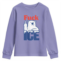 Fck Ice Youth Sweatshirt Get The Fck Out Of Minneapolis Polar Bear