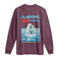 Fck Ice Long Sleeve Shirt The Wrong Ice Is Melting Polar Bear Social Justice