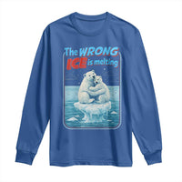 Fck Ice Long Sleeve Shirt The Wrong Ice Is Melting Polar Bear Social Justice