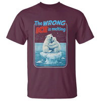 Fck Ice T Shirt The Wrong Ice Is Melting Polar Bear Social Justice