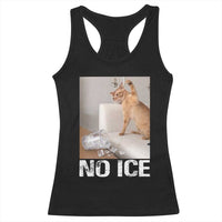 Funny Cat Meme No Ice Racerback Tank Top Subtle FDT Political Satire Satirical Humor