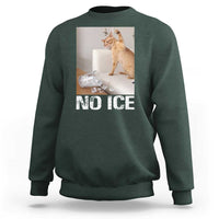 Funny Cat Meme No Ice Sweatshirt Subtle FDT Political Satire Satirical Humor