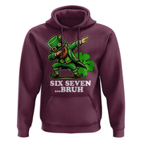 St Patricks Day Six Seven Bruh Hoodie Leprechaun 67 Meme Irish Ireland Lucky Shamrocks