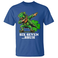 St Patricks Day Six Seven Bruh T Shirt Leprechaun 67 Meme Irish Ireland Lucky Shamrocks