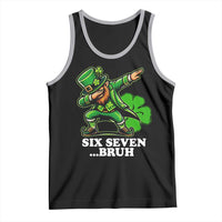St Patricks Day Six Seven Bruh Tank Top Leprechaun 67 Meme Irish Ireland Lucky Shamrocks