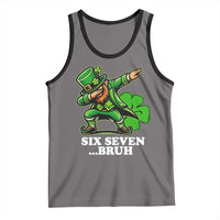 St Patricks Day Six Seven Bruh Tank Top Leprechaun 67 Meme Irish Ireland Lucky Shamrocks