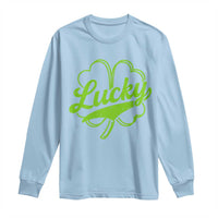 Vintage Lucky Shamrock Long Sleeve Shirt Irish St Patricks Day