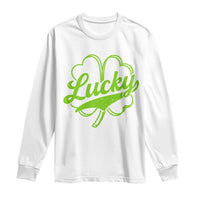 Vintage Lucky Shamrock Long Sleeve Shirt Irish St Patricks Day