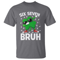 Funny Irish St Patricks Day Shamrock 67 Meme T Shirt Six Seven Bruh Gen Alpha Slang