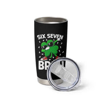 Funny Irish St Patricks Day Shamrock 67 Meme Tumbler Cup Six Seven Bruh Gen Alpha Slang