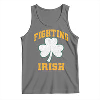 Vintage Fighting Irish Tank Top Retro History Gold Shamrock