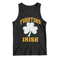 Vintage Fighting Irish Tank Top Retro History Gold Shamrock