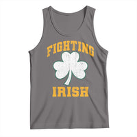 Vintage Fighting Irish Tank Top Retro History Gold Shamrock