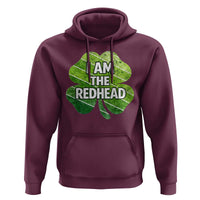 Funny Irish St Patricks Day Im The Redhead Hoodie Retro Vintage Lucky Shamrock