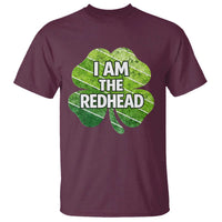 Funny Irish St Patricks Day Im The Redhead T Shirt Retro Vintage Lucky Shamrock