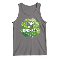 Funny Irish St Patricks Day Im The Redhead Tank Top Retro Vintage Lucky Shamrock