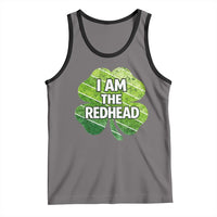 Funny Irish St Patricks Day Im The Redhead Tank Top Retro Vintage Lucky Shamrock