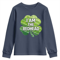 Funny Irish St Patricks Day Im The Redhead Youth Sweatshirt Retro Vintage Lucky Shamrock
