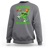 Basketball St Patricks Day Sweatshirt Mad Madness Irish Shamrock Playing Basketball Player Team Boys