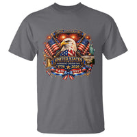 250 Years Of Freedom America T Shirt USA Independence 250th Anniversary 1776 2026 Patriotic Eagle Flag