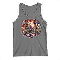 250 Years Of Freedom America Tank Top USA Independence 250th Anniversary 1776 2026 Patriotic Eagle Flag