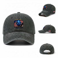 US 250th Anniversary Washed Cotton Baseball Cap 250 Years One Nation Under God Christian Patriotic Cross USA Flag