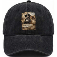 Black History Black Cowgirl Washed Cotton Baseball Cap Western Rodeo African American Melanin Texas Women