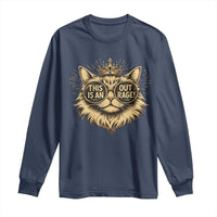 Funny Princess Cat Donut Long Sleeve Shirt This Is An Outrage Donut Gold Cat Lover Gifts