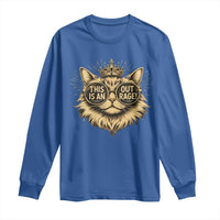 Funny Princess Cat Donut Long Sleeve Shirt This Is An Outrage Donut Gold Cat Lover Gifts