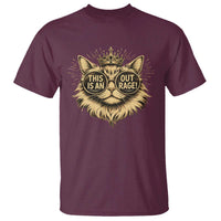 Funny Princess Cat Donut T Shirt This Is An Outrage Donut Gold Cat Lover Gifts