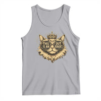 Funny Princess Cat Donut Tank Top This Is An Outrage Donut Gold Cat Lover Gifts
