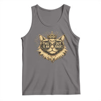 Funny Princess Cat Donut Tank Top This Is An Outrage Donut Gold Cat Lover Gifts