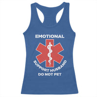 Do Not Pet Husband Racerback Tank Top Funny Sarcastic Saying - Wonder Print Shop
