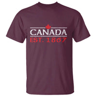 Canadian Maple Leaf T Shirt Canada Flag Vintage Retro Sport - Wonder Print Shop