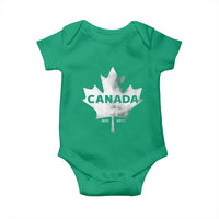 Canada Flag Baby Onesie Canadian Maple Leaf Vintage Retro Sport - Wonder Print Shop