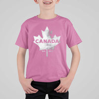 Canada Flag T Shirt For Kid Canadian Maple Leaf Vintage Retro Sport - Wonder Print Shop