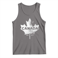 Canada Flag Tank Top Canadian Maple Leaf Vintage Retro Sport - Wonder Print Shop