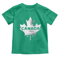 Canada Flag Toddler T Shirt Canadian Maple Leaf Vintage Retro Sport - Wonder Print Shop
