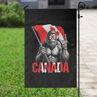 Bigfoot Canada Flag Garden Flag Canadian Maple Leaf Patriotic Sasquatch