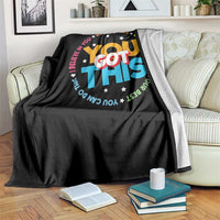 Test Day Teacher Throw Blanket Rock The Test Dont Stress Just Do Your Best