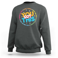 Test Day Teacher Sweatshirt Rock The Test Dont Stress Just Do Your Best