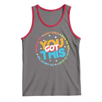 Test Day Teacher Tank Top Rock The Test Dont Stress Just Do Your Best