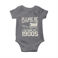 Please Be Patient I'm From the 1900s Baby Onesie Funny Western Meme Vintage 90s Country