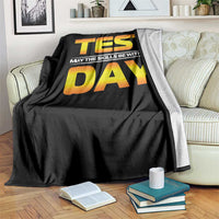 Funny Test Day Throw Blanket May The Skills Be With You Motivational Teacher